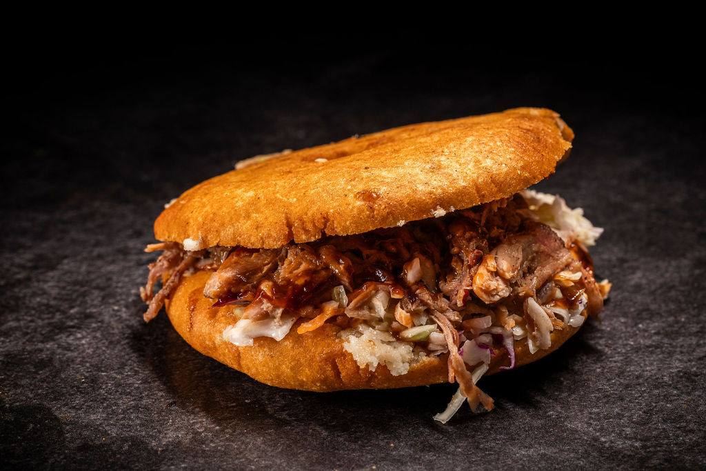Smoked Pulled Pork Arepa